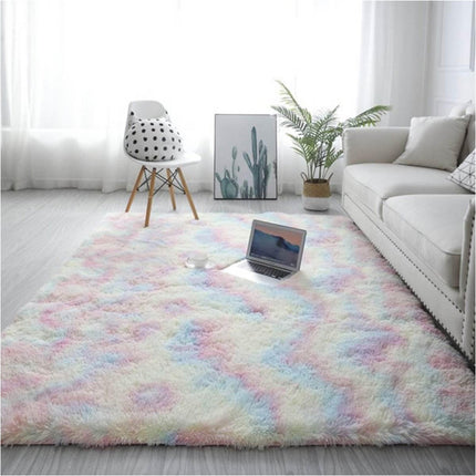 Rainbow 160cm x 230cm Soft Plush Floor Carpet Rug Mat Living Room Bedroom