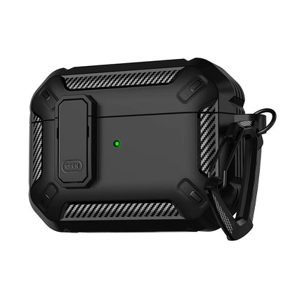 Black Armor Case FOR Apple AirPods Pro, Heavy Duty Shockproof Earphone Protective Cover