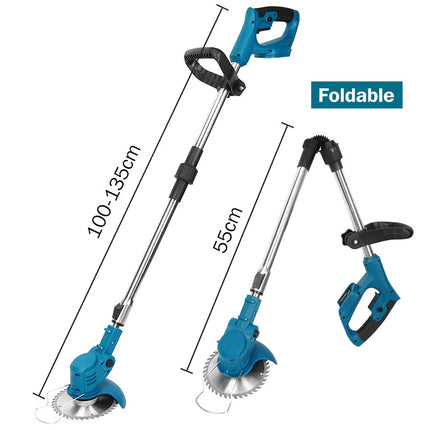 Cordless Electric Grass String Trimmer Lawn  Brush Mower Whipper Snipper