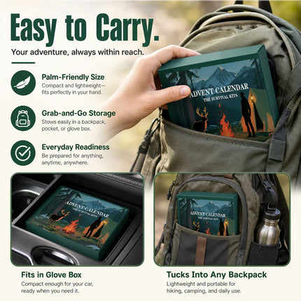 Survival Kit Outdoor Emergency Tools Christmas Gift Idea for Campers
