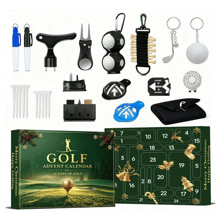 24 Day Golf Advent Calendar with Golf Accessories Christmas Gift for Golfers