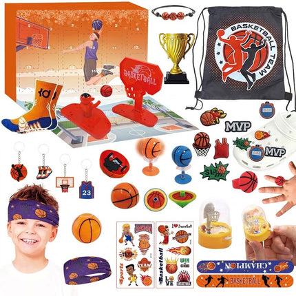 Basketball Advent Calendar 2026 24 Day Christmas Countdown Toy Gift Box Kids