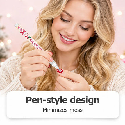 Christmas Nail Art Pens Set 24 Colors Dual-Ended Nail Art Pens Set 12PCS Pen