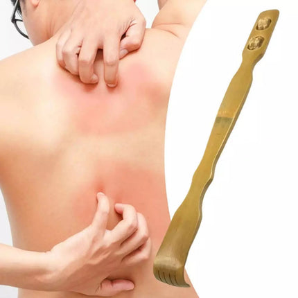 2 pieces Bamboo Wooden Back Scratcher massage rolls Long reach itchy relief