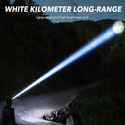 LED Headlamp Camping Rechargeable Headlight Head Torch Fishing Light