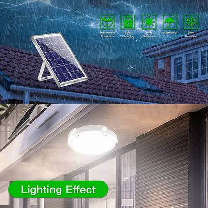 Smart Indoor Solar Ceiling Light Garden Pandent Lamp With Line Corridor Light
