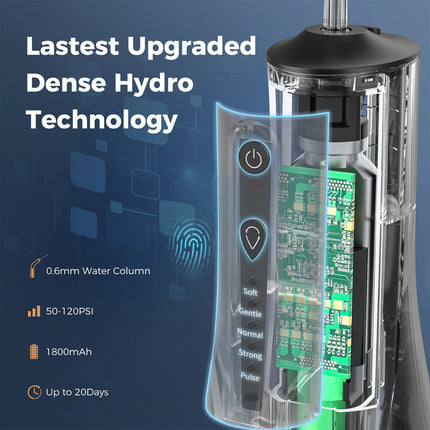 Water Flosser Cordless 5 Modes Dental Floss Oral Irrigator Teeth Cleaner