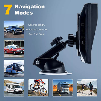 9" Touchscreen GPS Navigation Truck Navigator with Free Australia Map