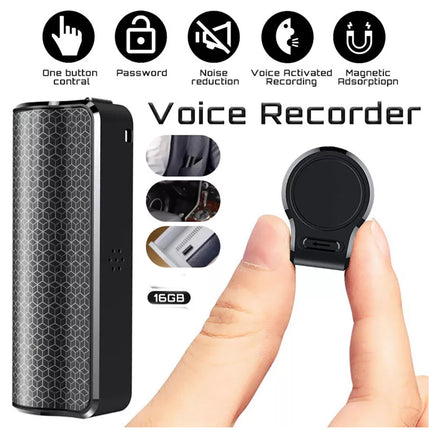 Portable Mini Spy Voice Recorder Audio MP3 Player Sound Recording Device 16G