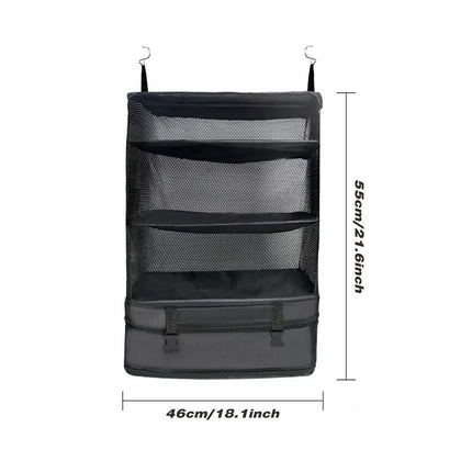 Foldable Wardrobe Hanging Storage Bag Space Saver Clothes Organizer for Closet