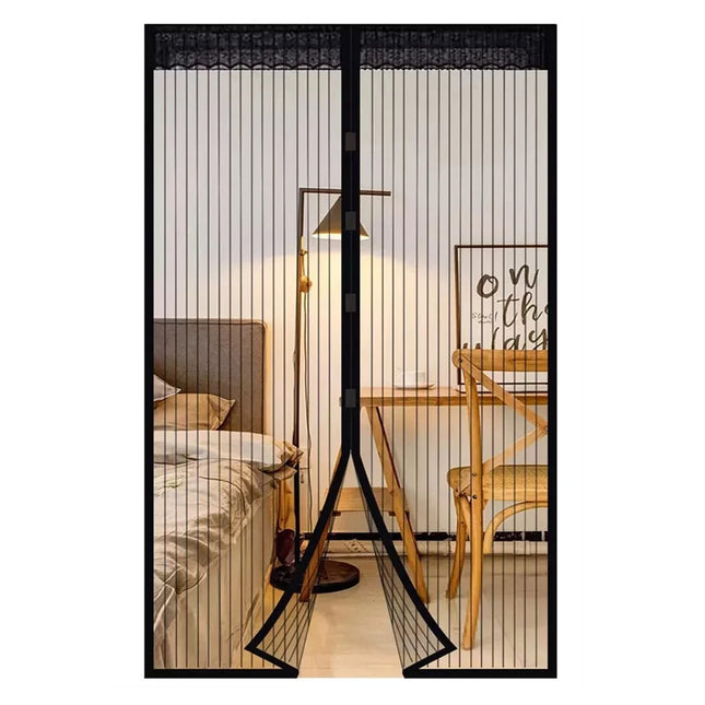 Magnetic Fly Screen Door Heavy Duty Bug Insect Mesh Net Curtain Panel 99 * 210cm