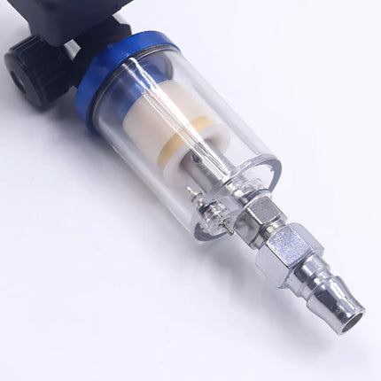 Spray Gun Digital Paint Air Pressure Regulator Gauge Water Trap Filter Tool