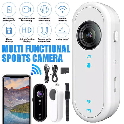 1080p Collar Monitor Camera Video Recorder Mini Body Camera 32GB TF Cat Dog Pet