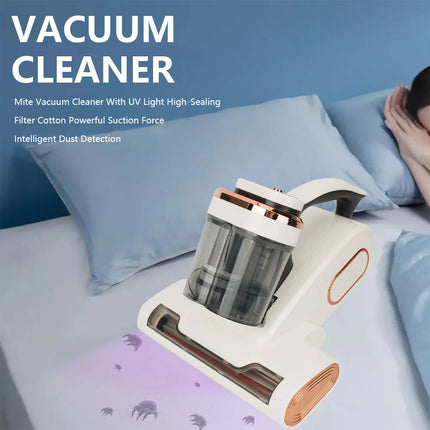 Cordless Mite Remover Upgraded Home Bed Handheld UV Deep Mattress Vacuum Cleaner