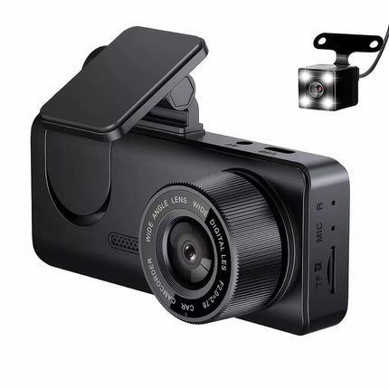 HD 1080P Dash Camera Front and Rear Inside Car DVR Dash Cam Video Recorder 3 Len