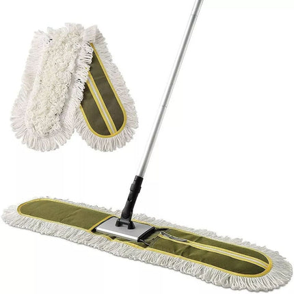 Microfiber Flat Mop Commercial Dust Mop Telescopic Handle Floor Yocada Clean