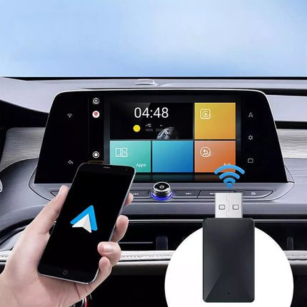 2in1 Wired to Wireless Carplay Adapter Android Auto Connect Box Apple USB Dongle