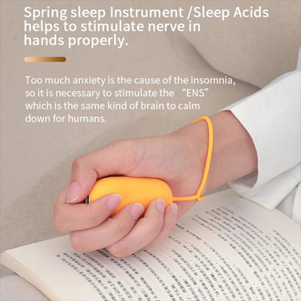Sleep Instrument Handheld Massage Focus Attention Relaxation Deep Sleep Device (Orange)