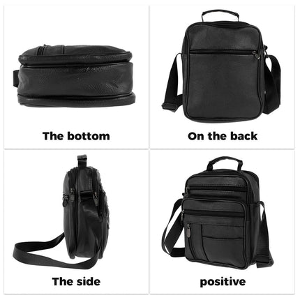 Retro Men's Leather Shoulder Messenger Bag Crossbody Satchel Travel Man's Bags