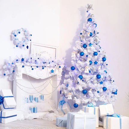 White Christmas Tree 5/6/7FT Green Xmas Trees Decorations 1.5M 1.8M 2.1M