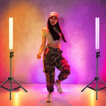 30cm Magnetic RGB Handheld Light Wand Full Color LED Tube for Camera Shooting