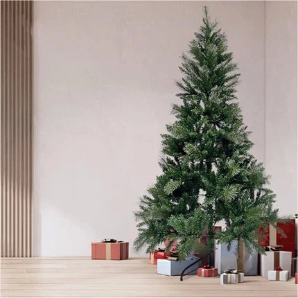 Christmas Tree 1.8M Xmas Trees Green Fluffy Tips Metal Stand Easy Assemble