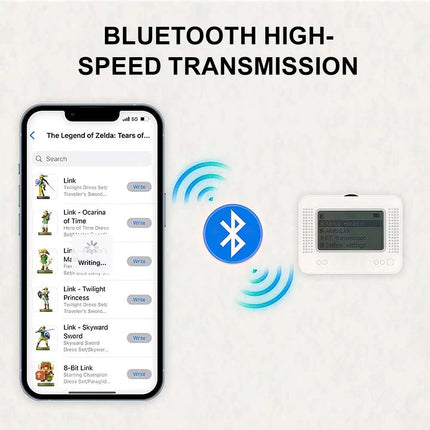 For Allmiibo Chargeable Intelligent Simulator Emulator Bluetooth-Compatible Univ