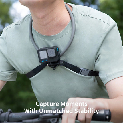 Neck Hold Mount Holder Compatible with GoPro Hero Series and Insta360 DJI Cameras