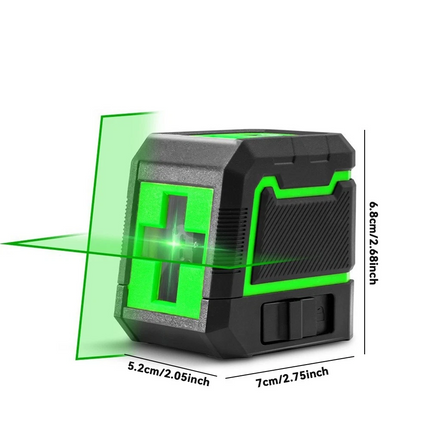Green Beam Cross Line Laser Level Self Leveling Home DIY Level Water Resist IP54