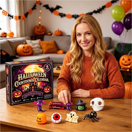 8PCS Sensory Squi-shy Blind Box Dumpling Squeeze Toy Halloween Relaxing Relieve