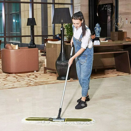 Microfiber Flat Mop Commercial Dust Mop Telescopic Handle Floor Yocada Clean