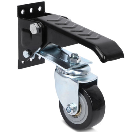 4x Workbench Caster Kit Heavy Duty Retractable Casters Trolley Furniture Wheel