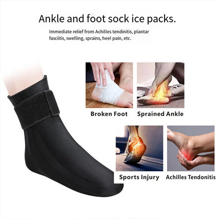 Reusable Hot Cold Therapy Socks Relief Pain  (a pair of socks)