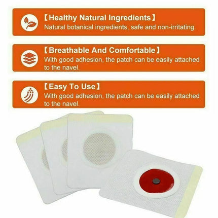 50Pcs Slimming Patch Perfect Detox Navel FatBurner Sticker Belly Waist Plaster