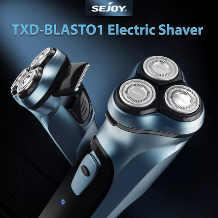 3 Rotary Head Cordless Electric Shaver Razor Pop-Up Trimmer Men's Facial