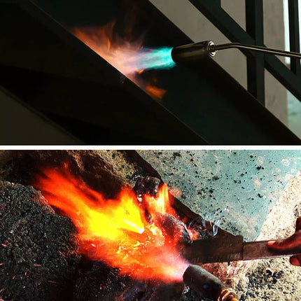 3 Nozzle Gas Torch Blow Torch Camping Gun BBQ Flame Maker Weed Burner BBQ Tool
