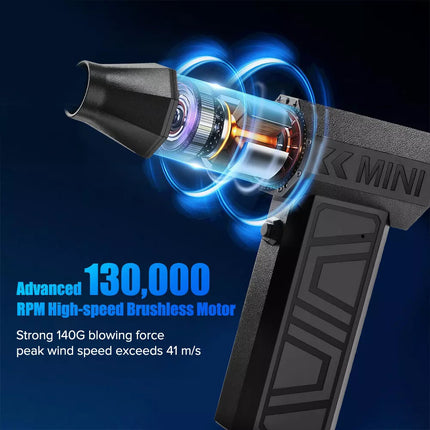 Electric Air Duster 130000RPM Compressed Brushless Air Blower Turbo Jet Fan