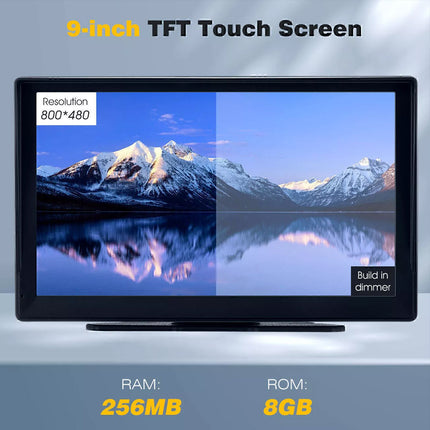 9" Touchscreen GPS Navigation Truck Navigator with Free Australia Map