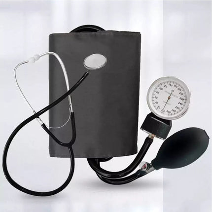 Manual Blood Pressure Monitor BP Cuff Gauge Aneroid Sphygmomanometer Machine Kit