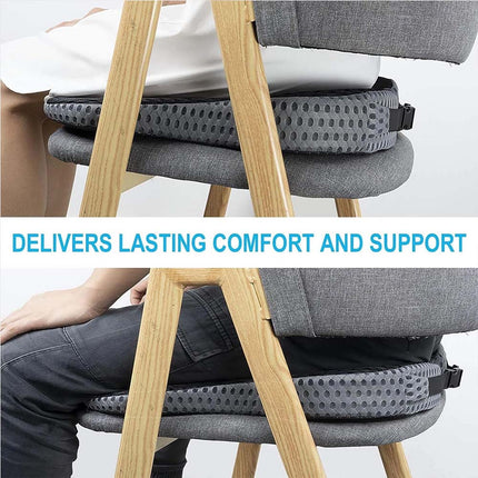 Car Cushion Universal Memory Foam Driver Wedge Pad Breathable Heightening