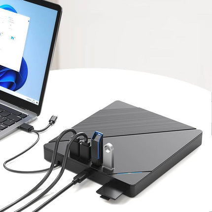 7-in-1 Slim External CD DVD Drive USB 3.0 Reader Writer Burner Player For Laptop