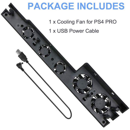 External Turbo Cooling Fan for Playstation  PS4 Pro Game Console