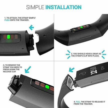 Fitbit Charge 3 4 Watch Replacement Band - Unbrandedstore