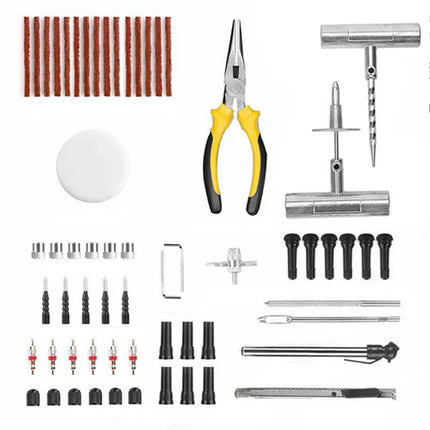 4WD Offroad 148PCS Tyre Puncture Repair Recovery Kit Heavy Duty Plugs Tubeless
