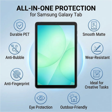 2Pcs Samsung Galaxy Tab A9 A11 8.7" Screen Protector Paper