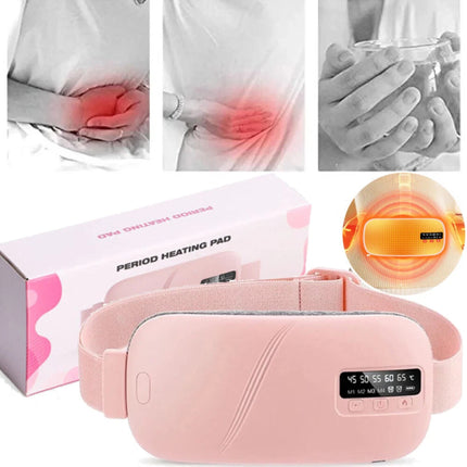 Electric Heating Menstrual Pad Waist Belt Massager For Period Pain Relief Cramps