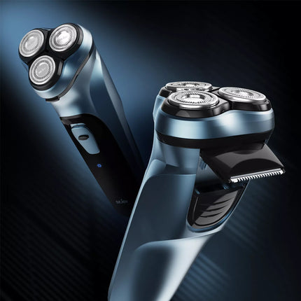 3 Rotary Head Cordless Electric Shaver Razor Pop-Up Trimmer Men's Facial