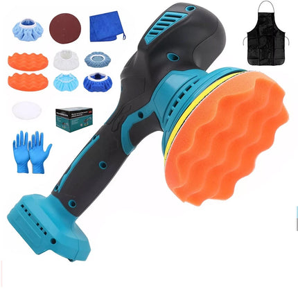 6" Cordless Car Polisher Dual Action Buffer Orbital Sander Polishing Machine