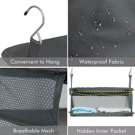 Foldable Wardrobe Hanging Storage Bag Space Saver Clothes Organizer for Closet