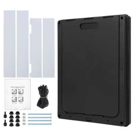 Extra Large Size 2 Way Lockable Pet Dog Cat Safe Security Brushy Flap Door